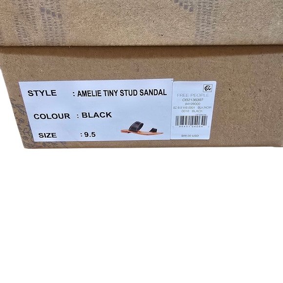 FreePeople Amelie Studded Sandals - Black and Tan Neverworn - Picture 5 of 7